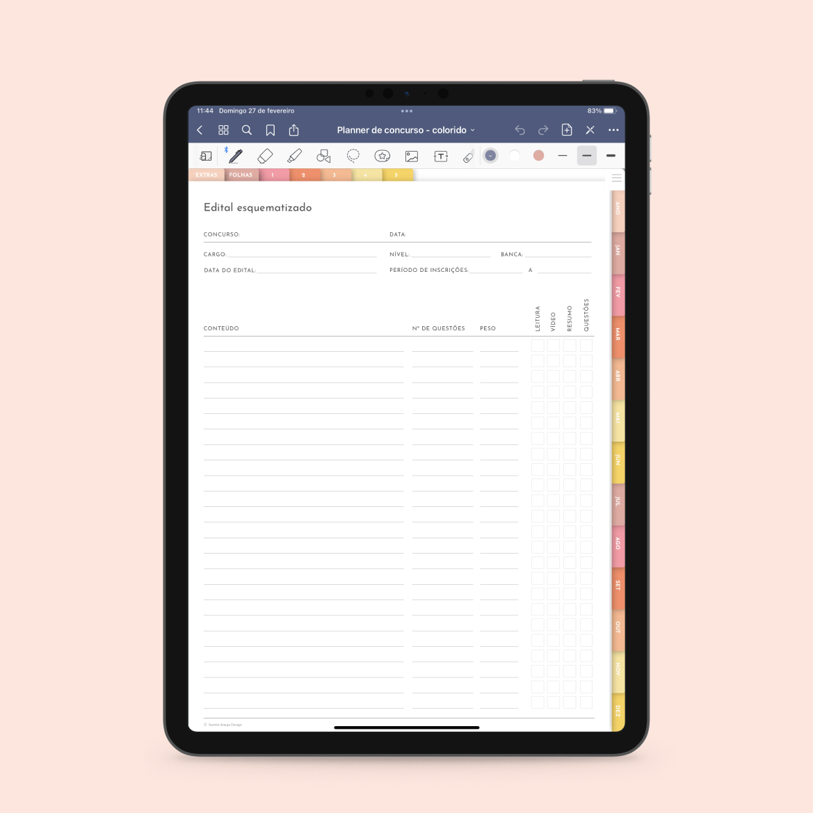 Planner de concurso - Imagem 7