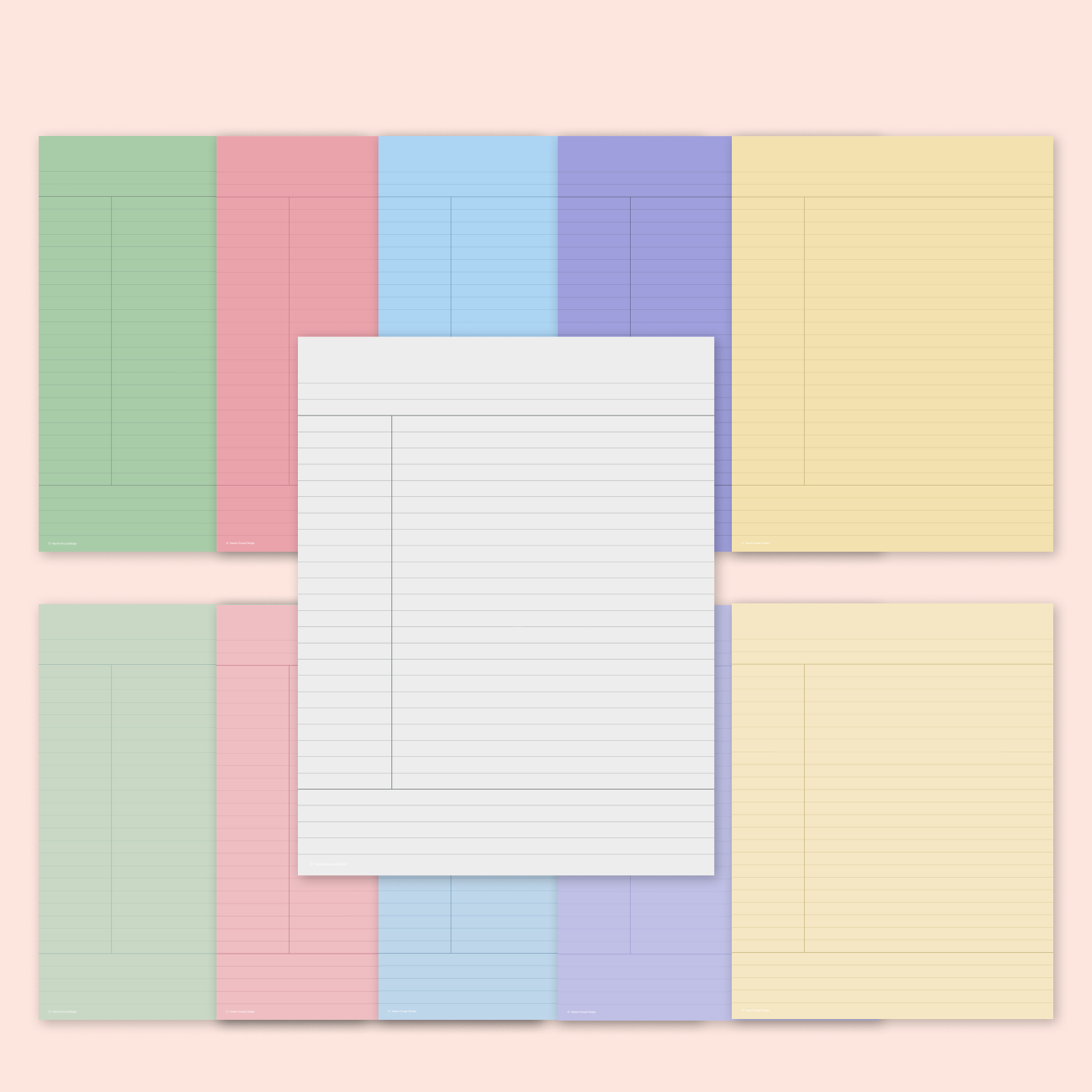 Folhas Coloridas - Pastel - Imagem 3