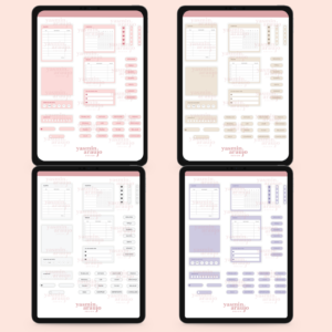 adesivos digitais funcionais planner digital 2025