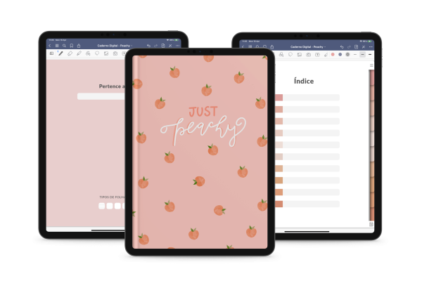 caderno digital peachy para tablet