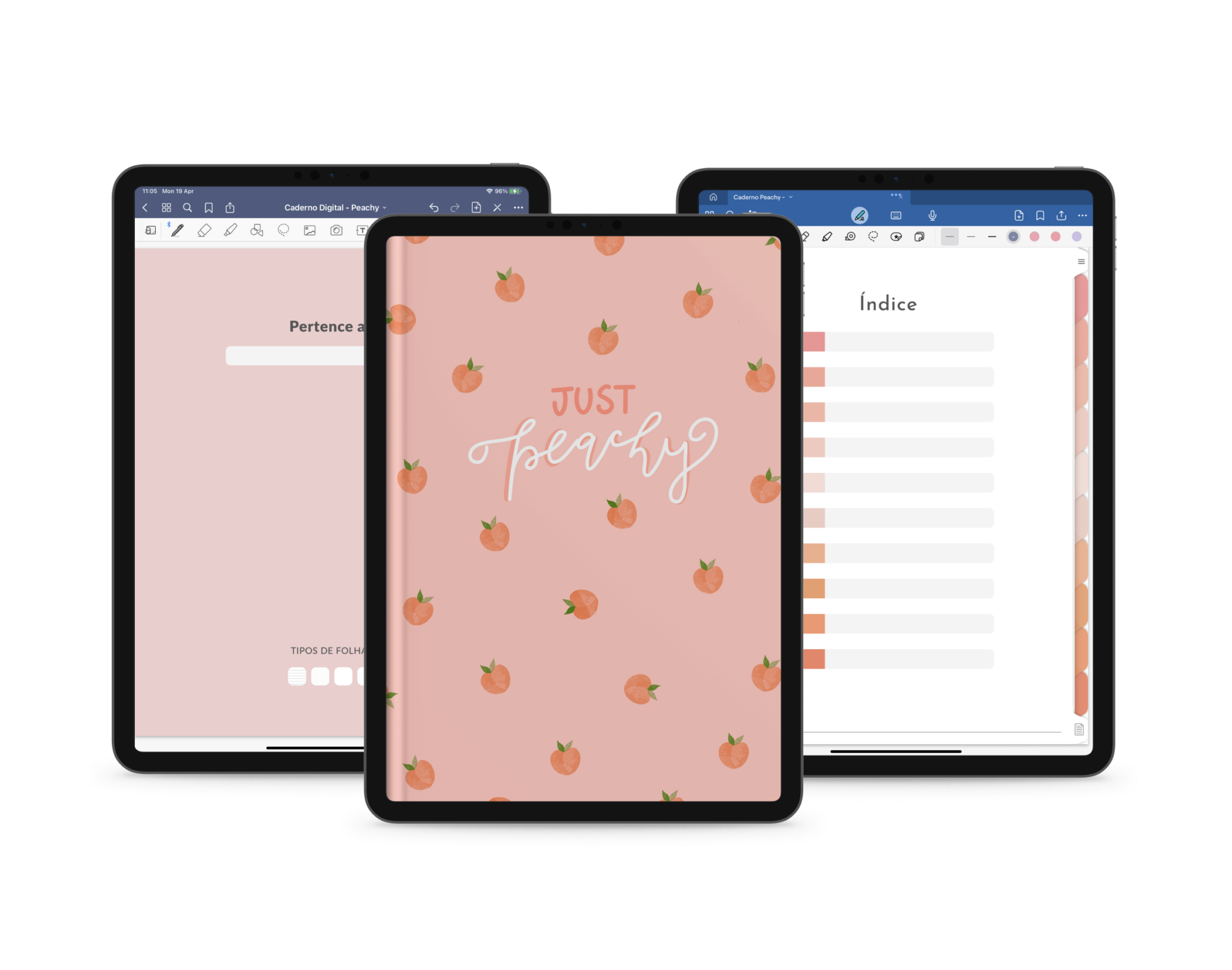 Caderno digital peachy Yasmin araujo