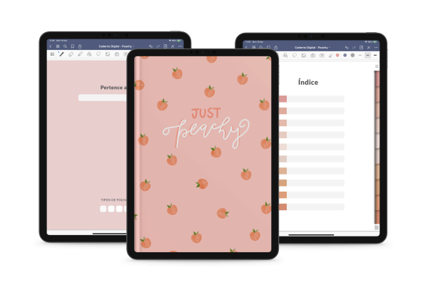 Im – capa – peachy – funco transparente caderno digital peachy para tablet